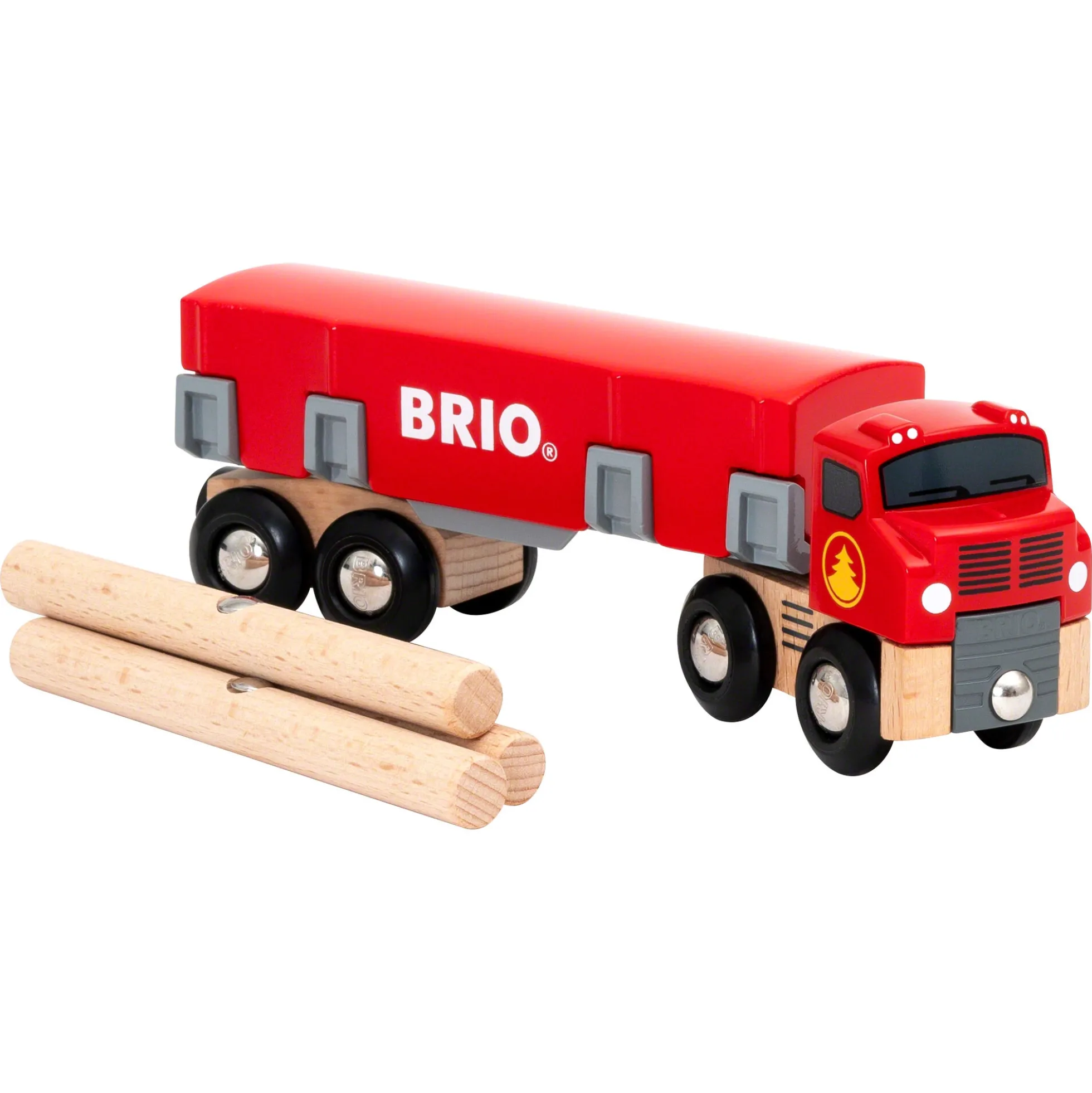 BRIO Lastbil med tømmer - BRIO-tog sæt- 33657