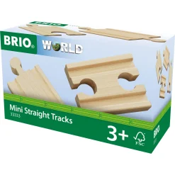 BRIO Lige skinner, mini - BRIO-togbane sæt- 33333