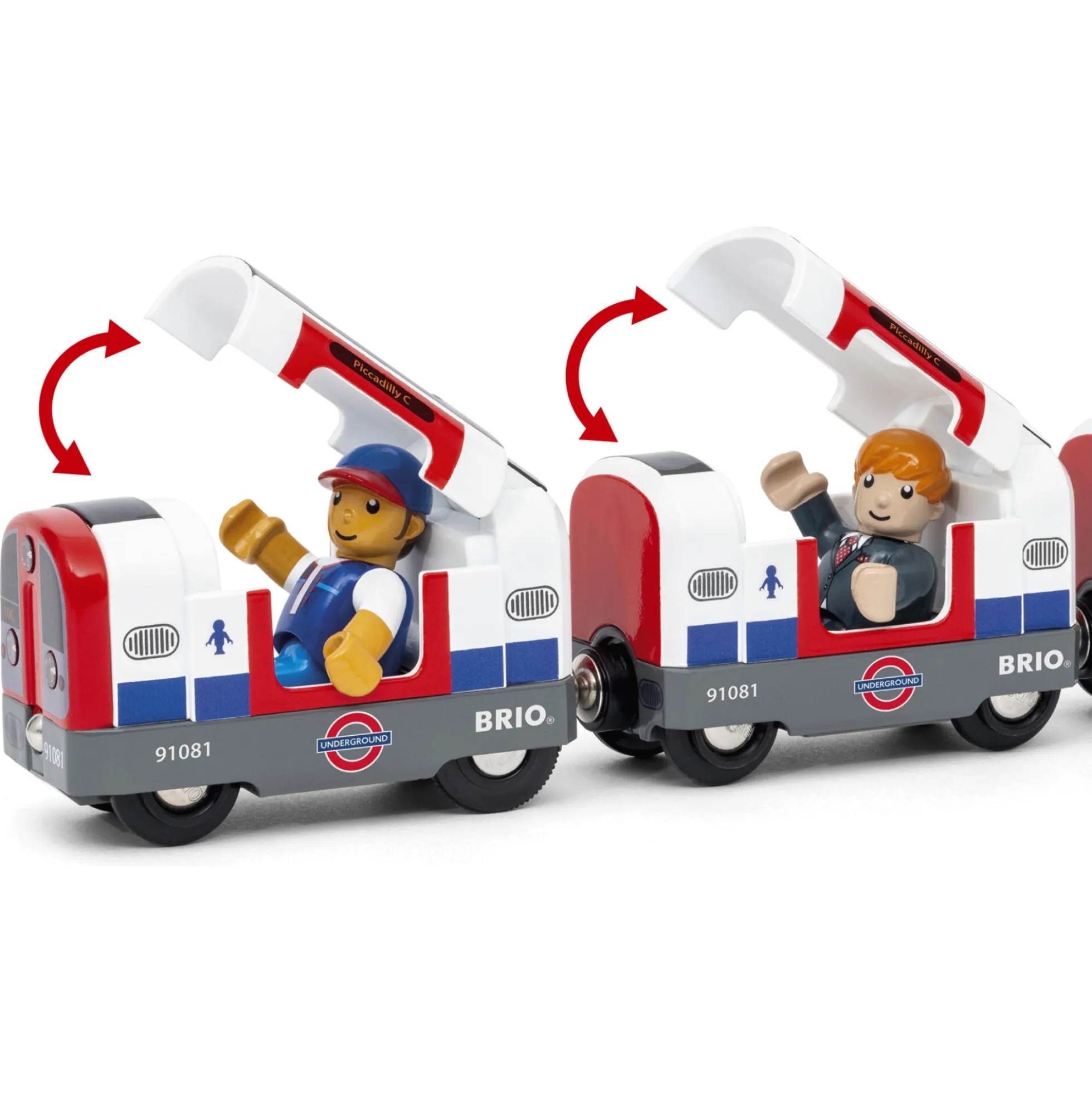 BRIO London Undergrundstog - BRIO-tog sæt- 36085