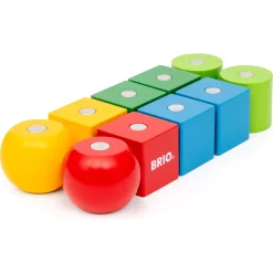 BRIO Magnetiske træklodser - BRIO-klassiker i træ - 30435