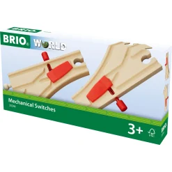 BRIO Mekanisk skiftespor - BRIO-togbane sæt- 33344