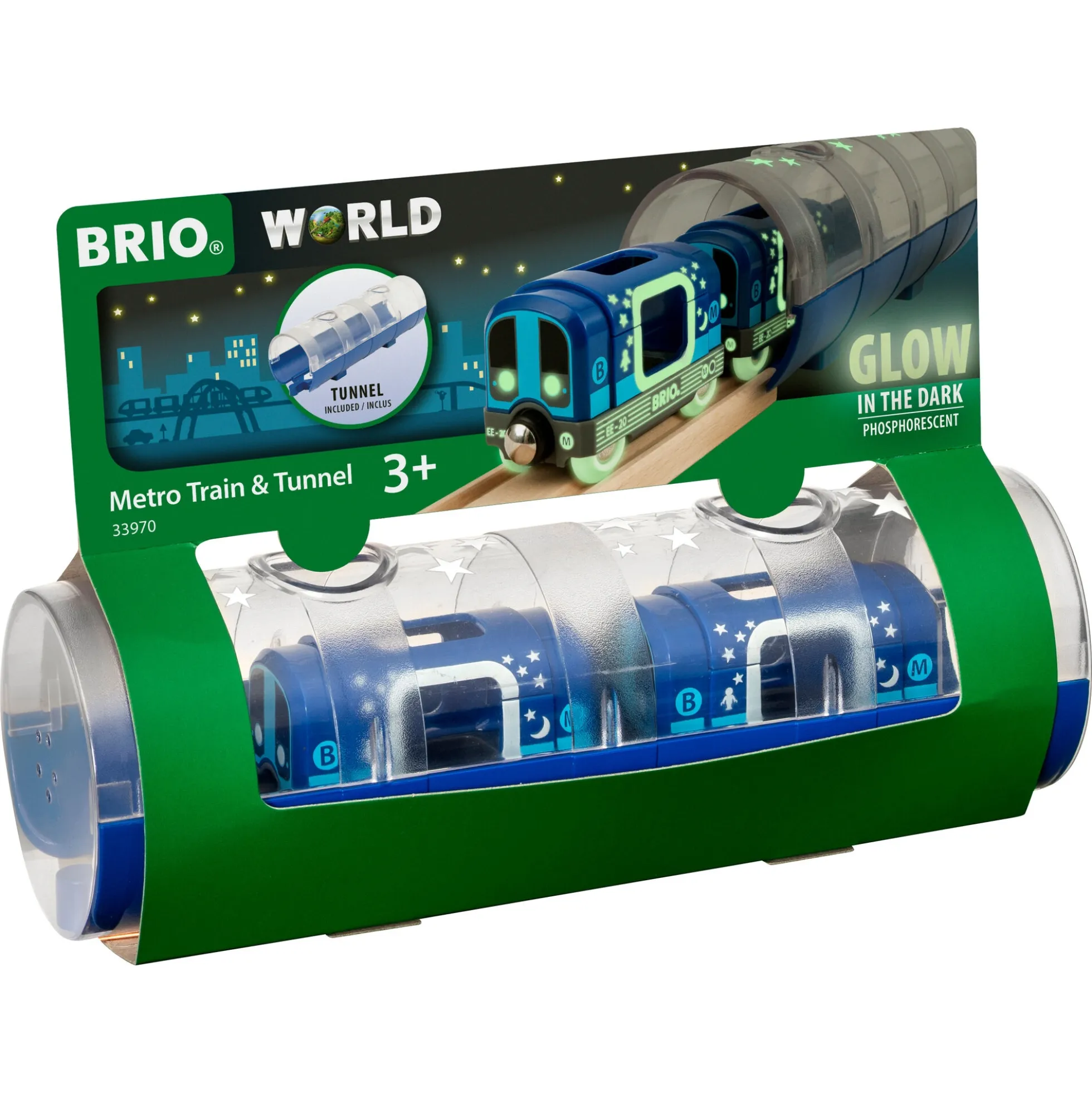 BRIO Metrotog med tunnel - BRIO-tog sæt- 33970