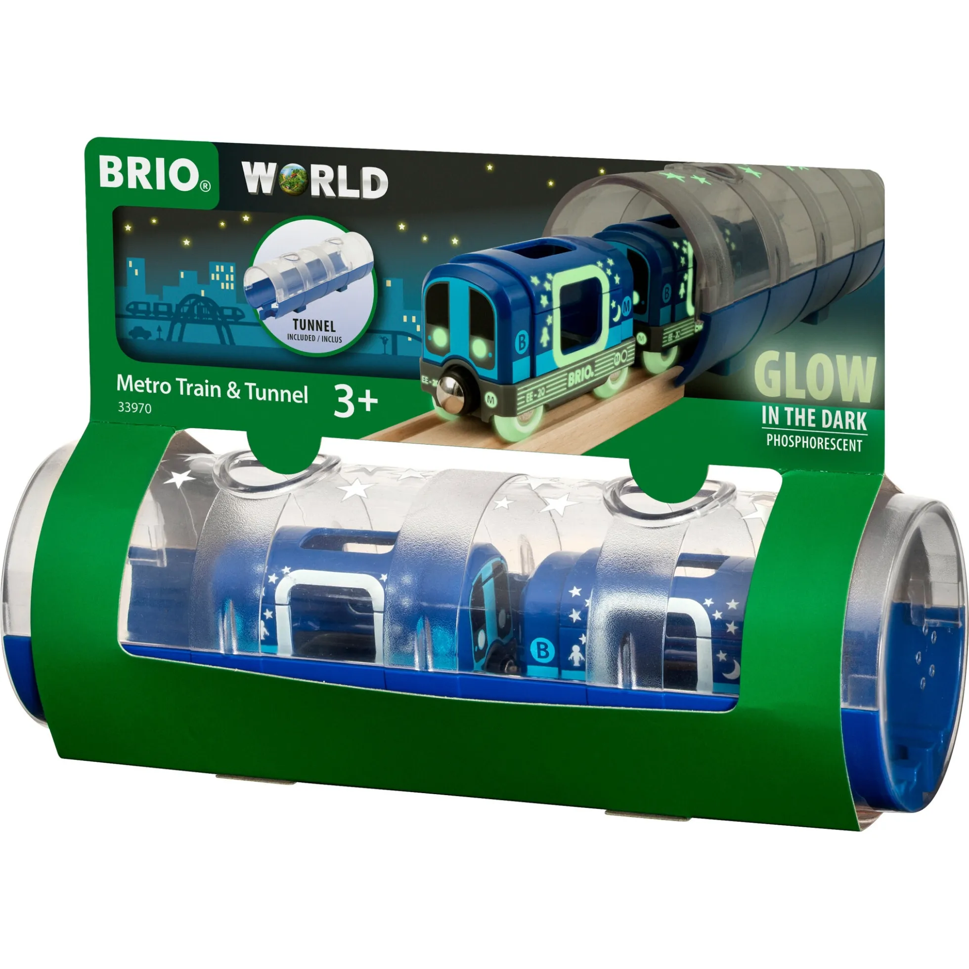 BRIO Metrotog med tunnel - BRIO-tog sæt- 33970