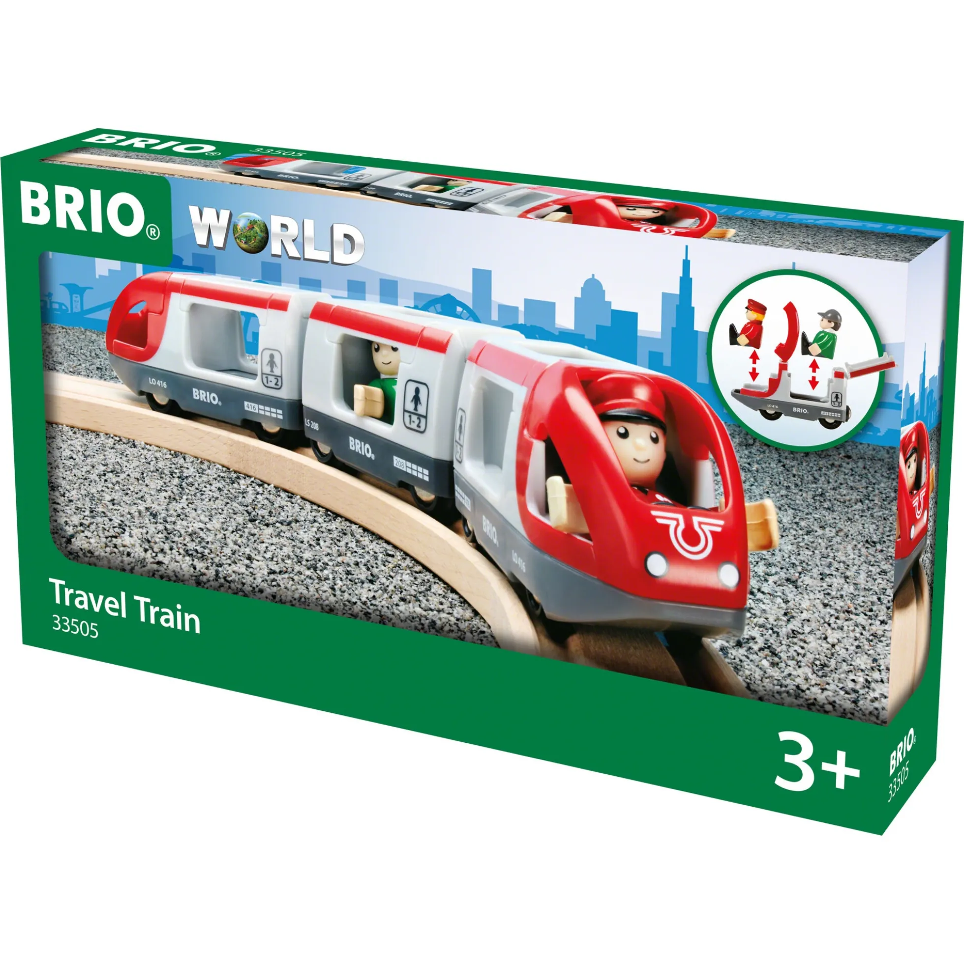 BRIO Passagertog - BRIO-tog sæt - 33505