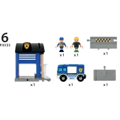 BRIO Politistation - BRIO-tog sæt - 33813