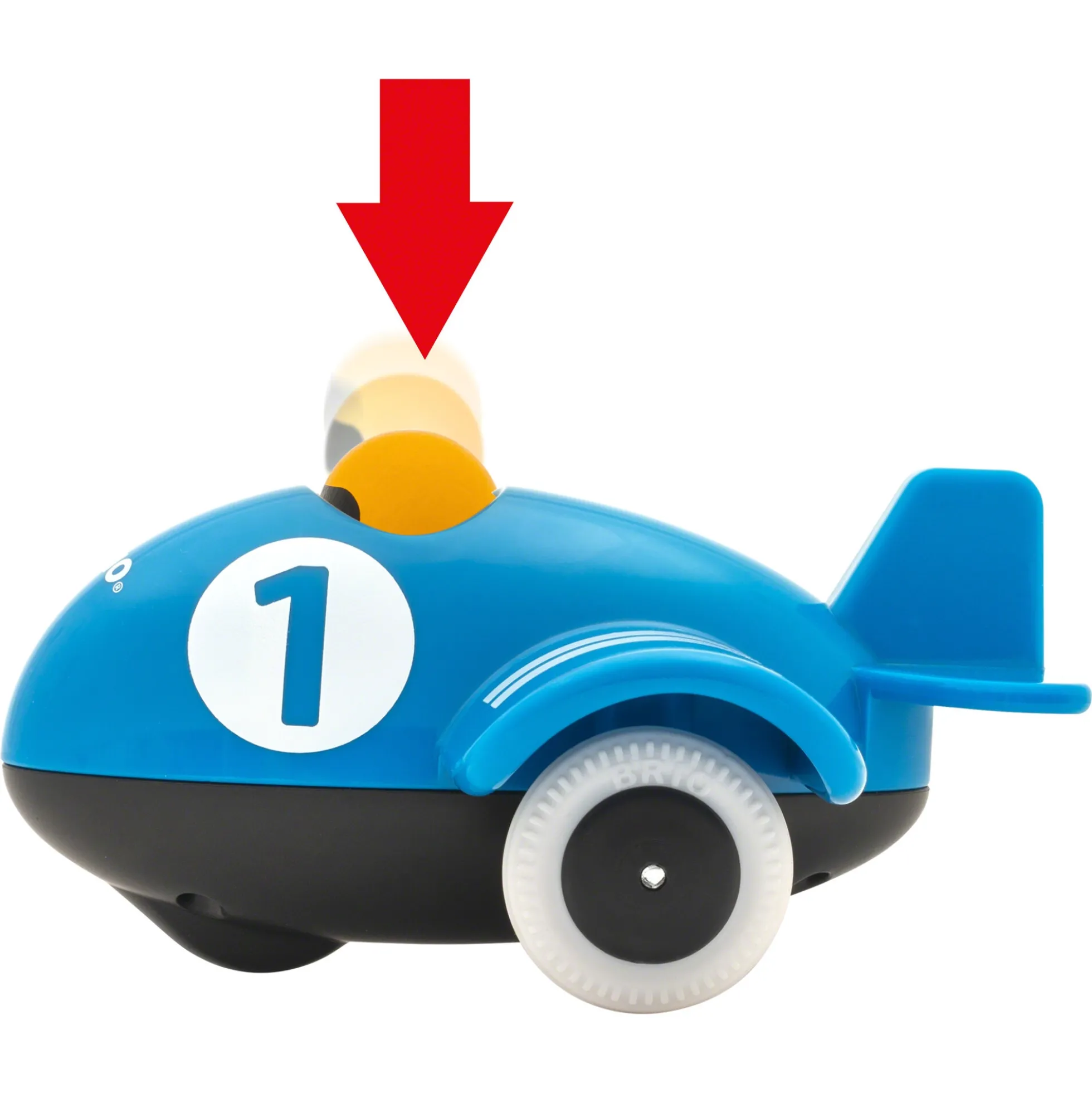 BRIO Push & Go Flyvemaskine - BRIO-klassiker i træ - 30264