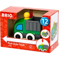 BRIO Push & Go Lastbil - BRIO-klassiker i træ - 30286
