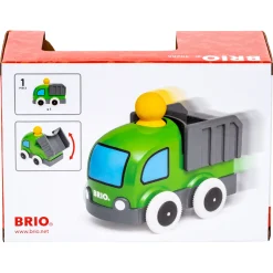 BRIO Push & Go Lastbil - BRIO-klassiker i træ - 30286