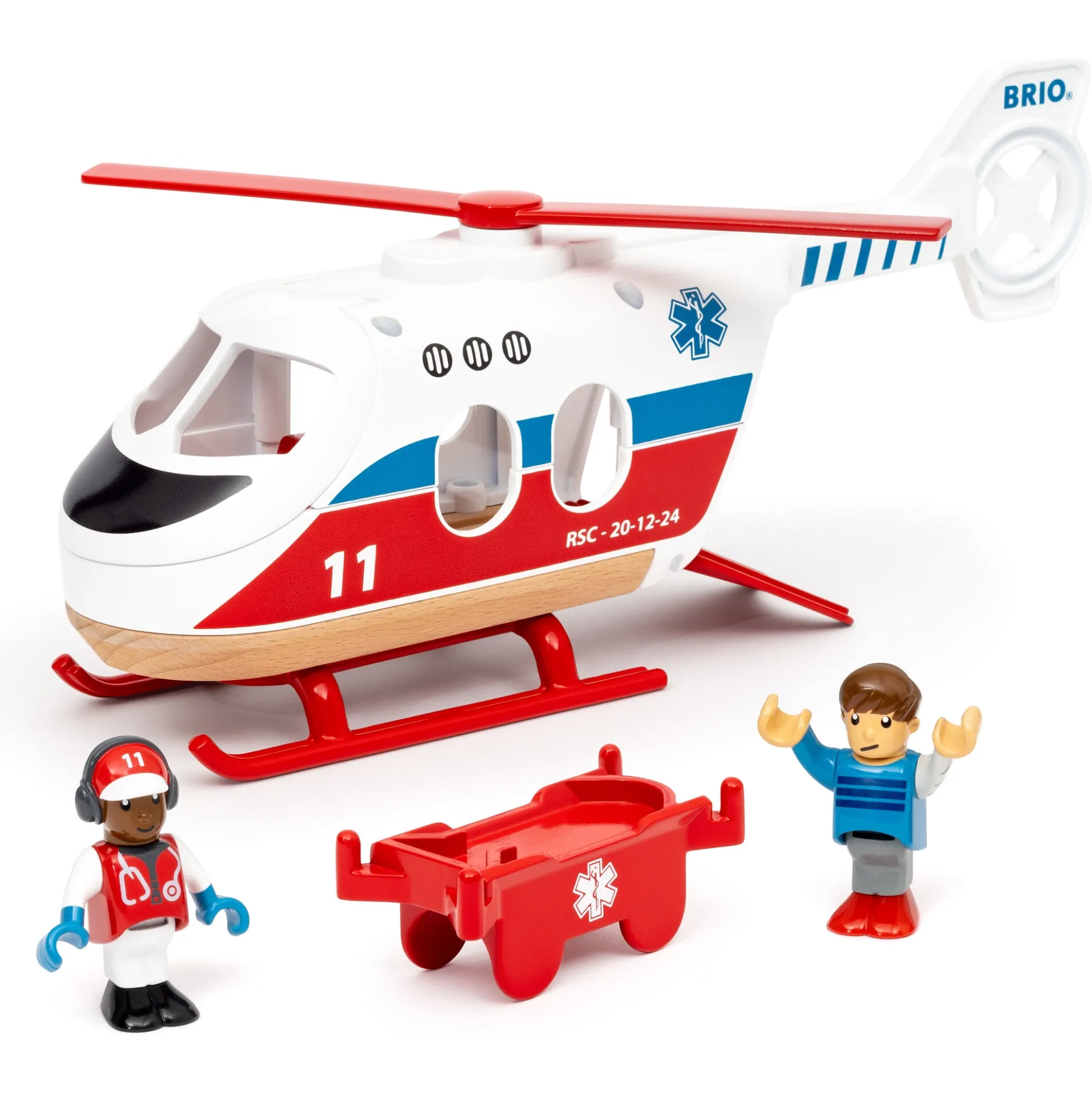 BRIO Redningshelikopter - BRIO-tog sæt- 36022