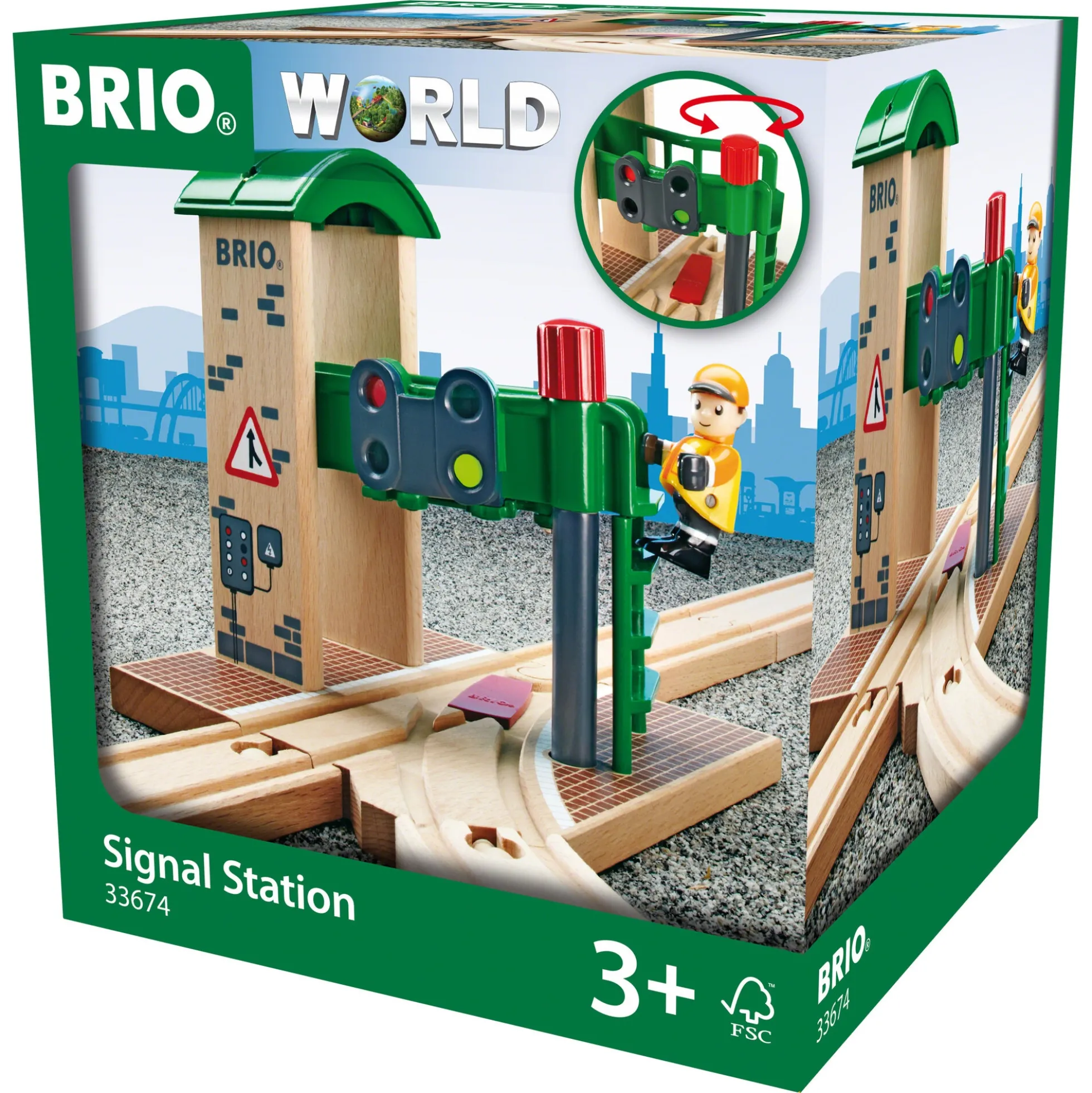 BRIO Signalpost - BRIO-togbane sæt- 33674