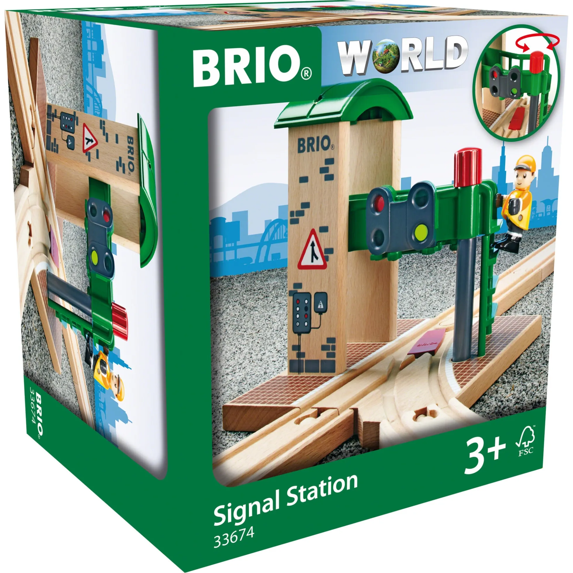 BRIO Signalpost - BRIO-togbane sæt- 33674