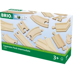 BRIO Skinnesæt, 16 dele - BRIO-togbane sæt- 33402
