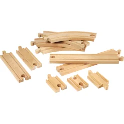 BRIO Skinnesæt, 11 dele - BRIO-togbane sæt- 33401