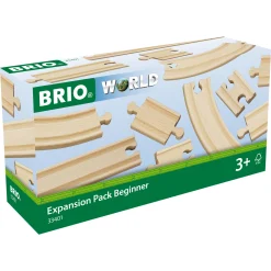BRIO Skinnesæt, 11 dele - BRIO-togbane sæt- 33401