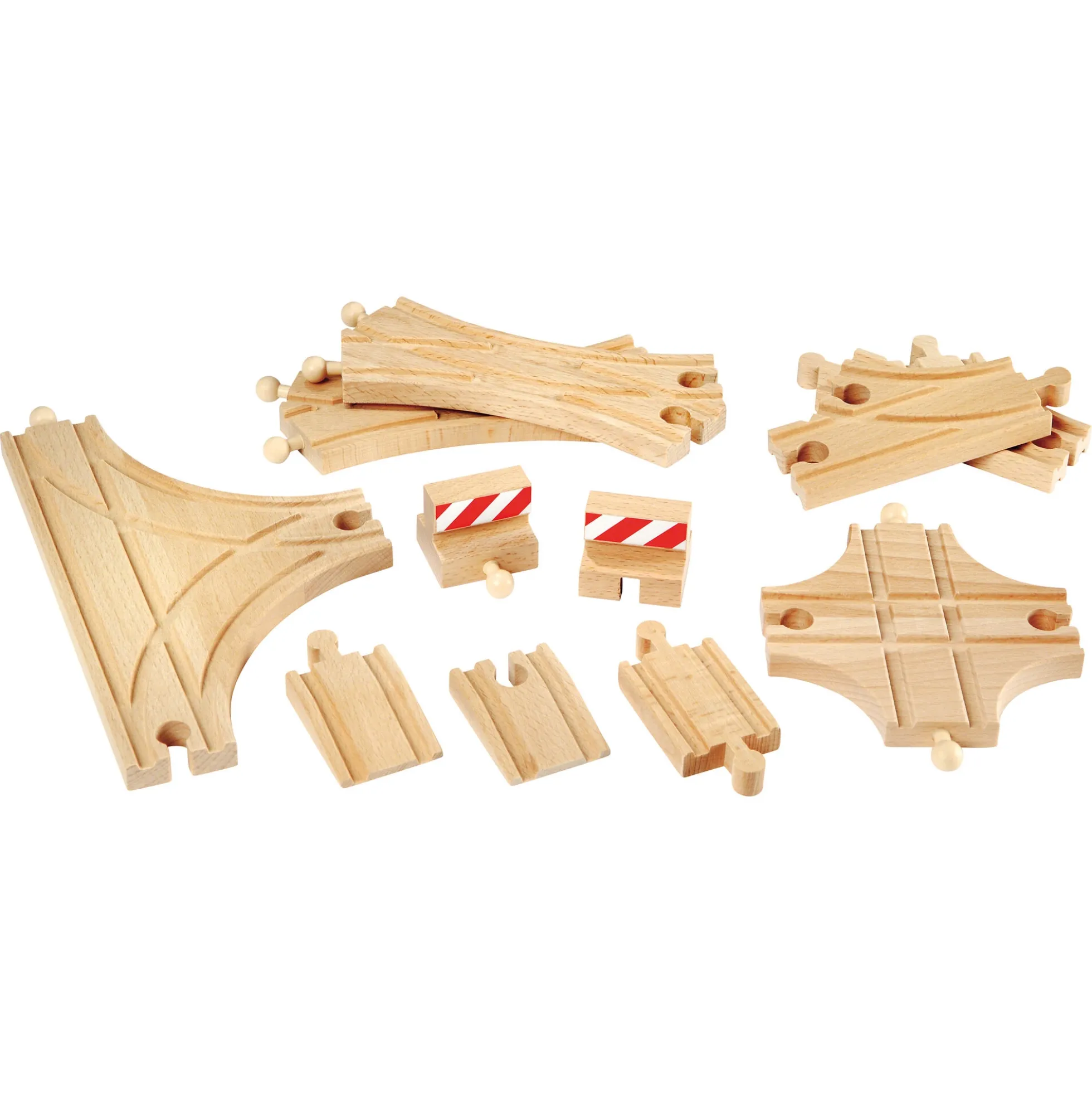 BRIO Skinnesæt - 11 dele - BRIO-togbane sæt- 33307