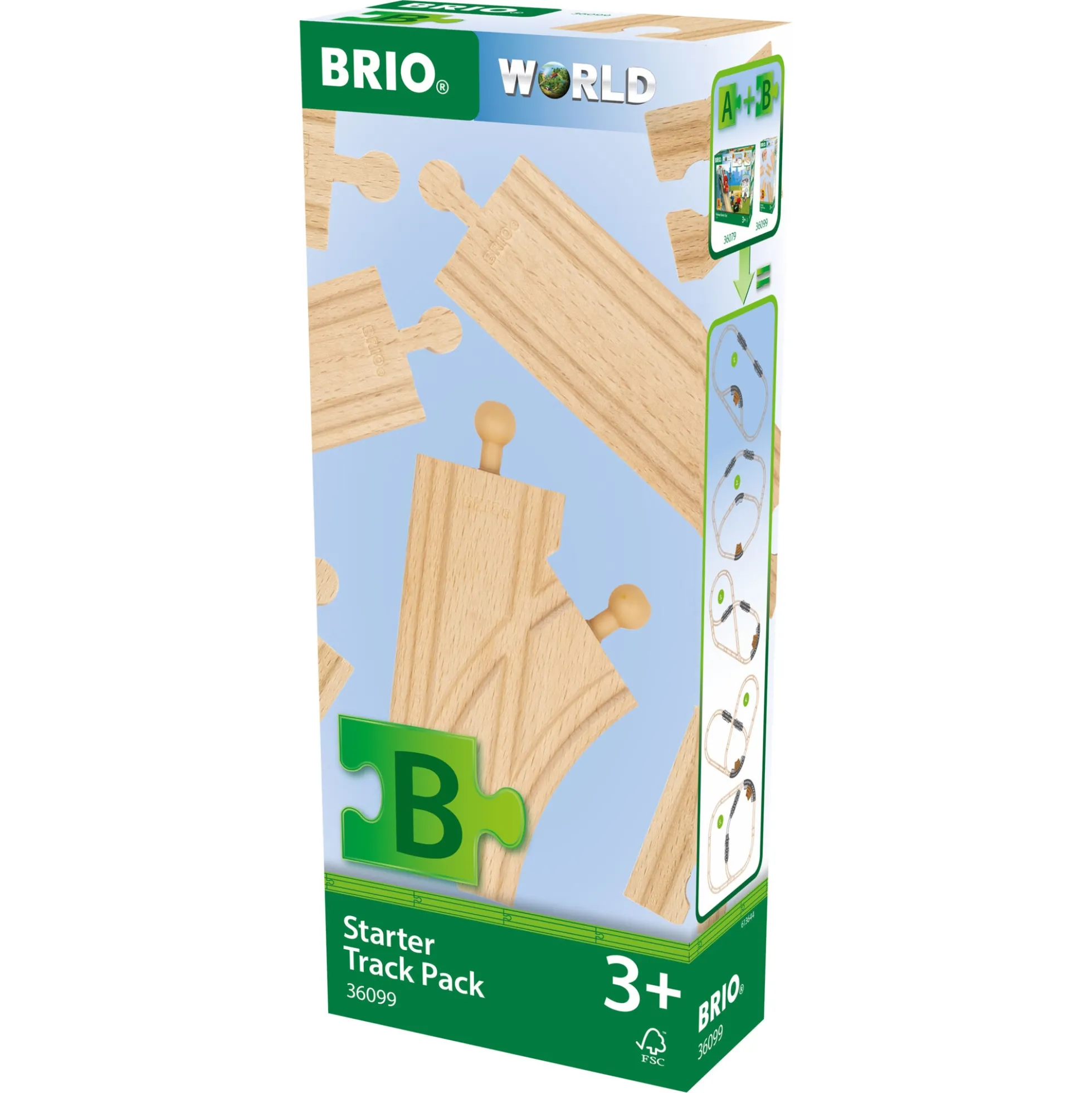 BRIO Startpakke skinner - BRIO-skinner - 36099