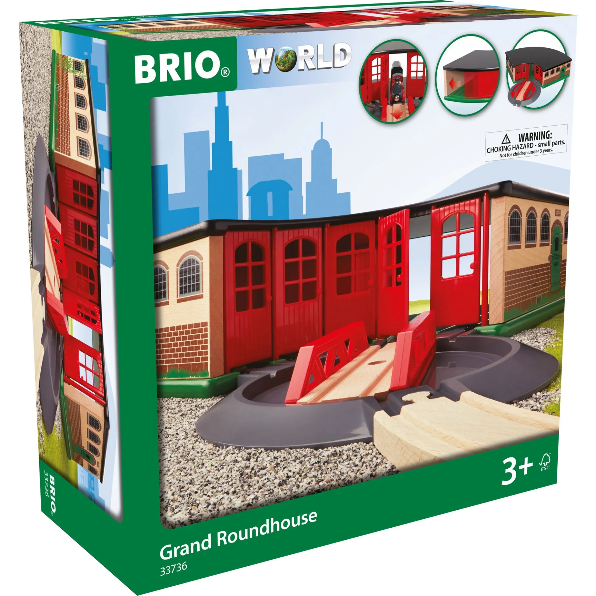 BRIO Stor remise - BRIO-tog sæt- 33736