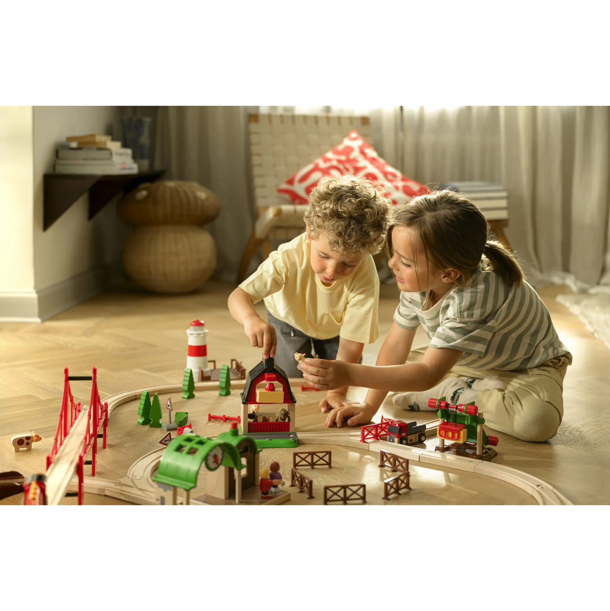 BRIO Togbane - Deluxe sæt - BRIO-togbane sæt- 33052