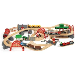 BRIO Togbane - Deluxe sæt - BRIO-togbane sæt- 33052