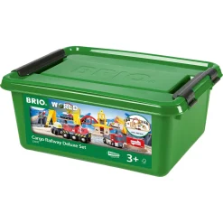 BRIO Togbane - Togbane i plastkasse - BRIO-togbane sæt- 33097