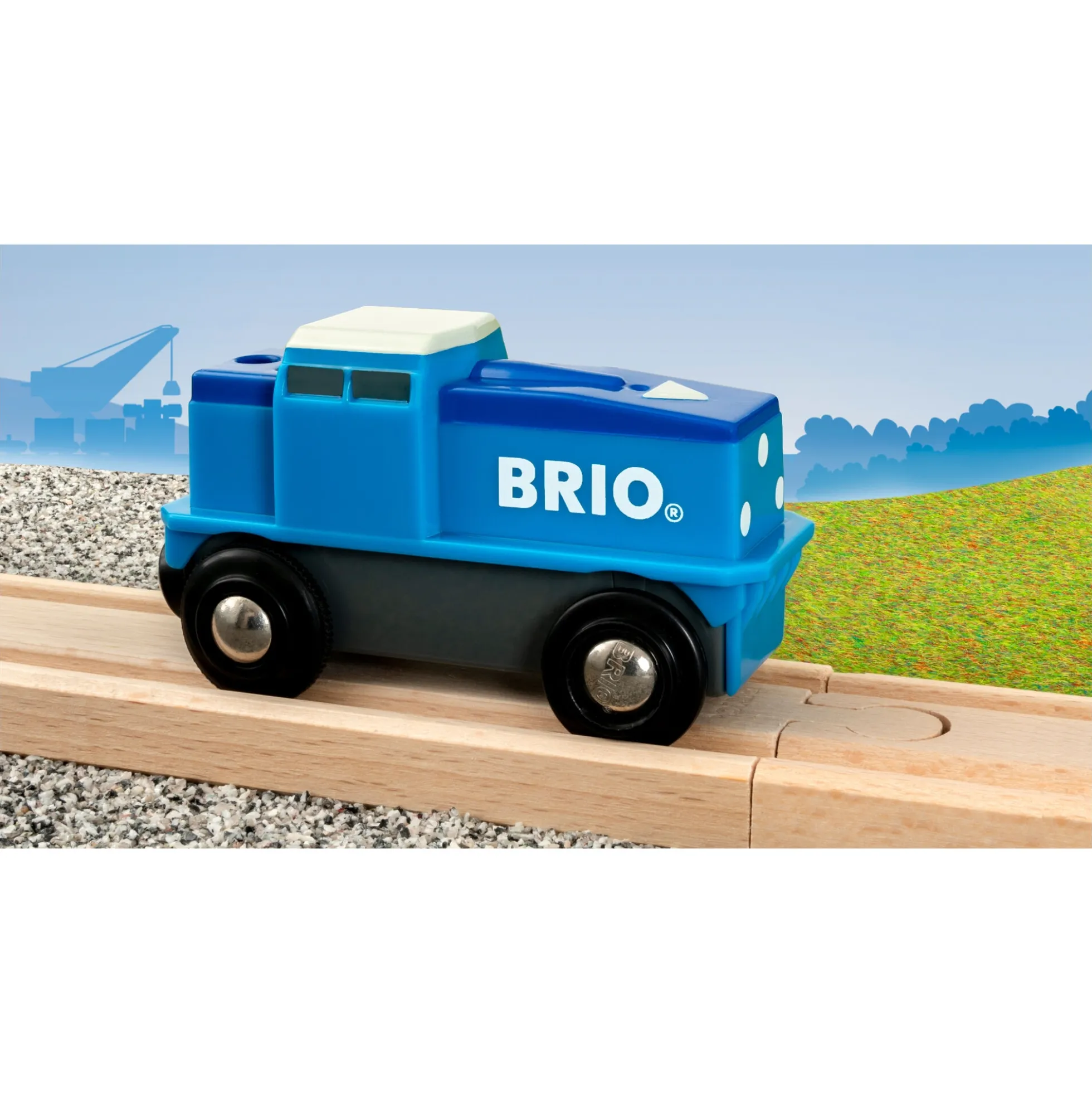 BRIO Tog - Batteridrevet godstog - BRIO-tog sæt- 33130