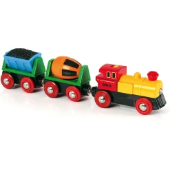 BRIO Tog - Batteridrevet tog - BRIO-tog sæt- 33319