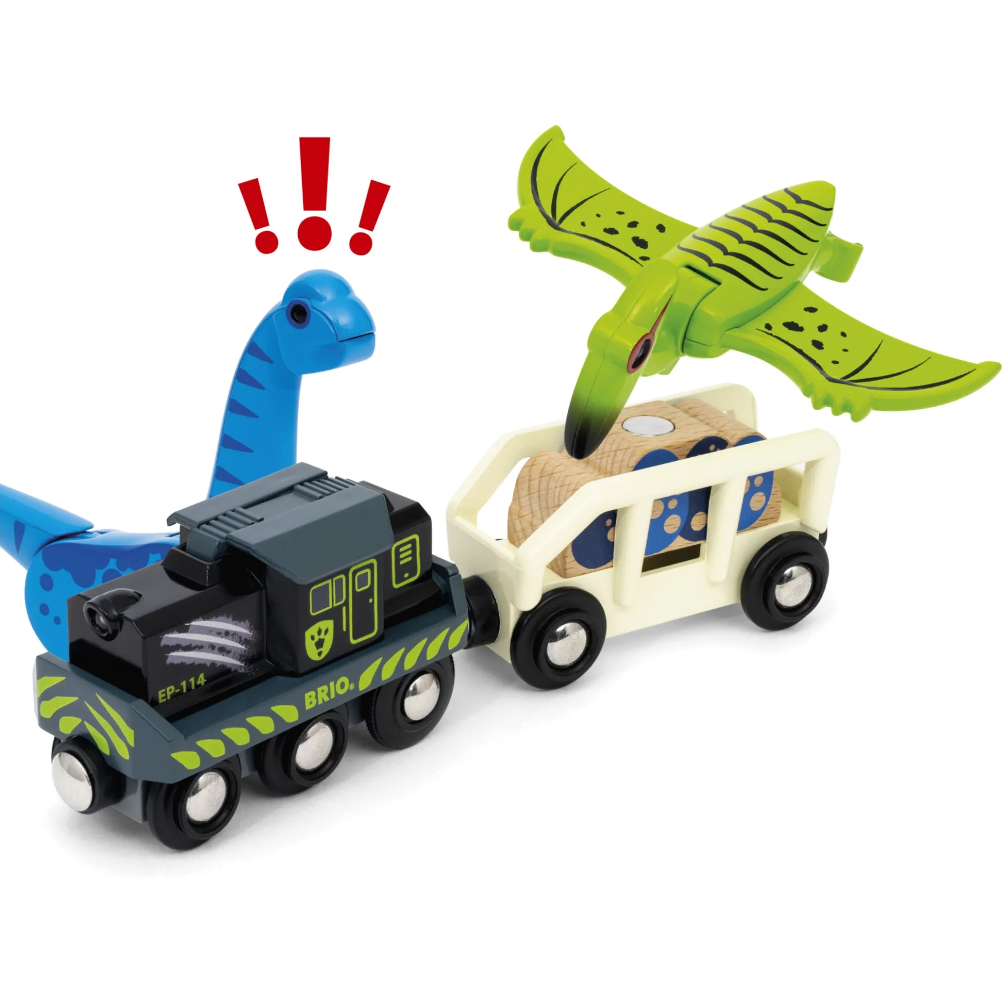 BRIO Tog - Batteridrevet tog med dinosaur - BRIO-tog - 36096