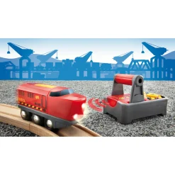 BRIO Tog - Fjernstyret lokomotiv - BRIO-tog sæt- 33213