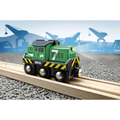 BRIO Tog - Fragtlokomotiv, batteridrevet - BRIO-tog sæt- 33214