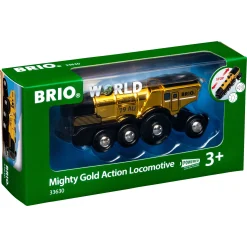 BRIO Tog - Guld action lokomotiv - BRIO-tog sæt- 33630