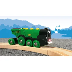 BRIO Tog - Stort, grønt lokomotiv - BRIO-tog sæt- 33593