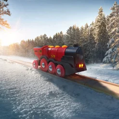 BRIO Tog - Stort, rødt lokomotiv - BRIO-tog sæt- 33592