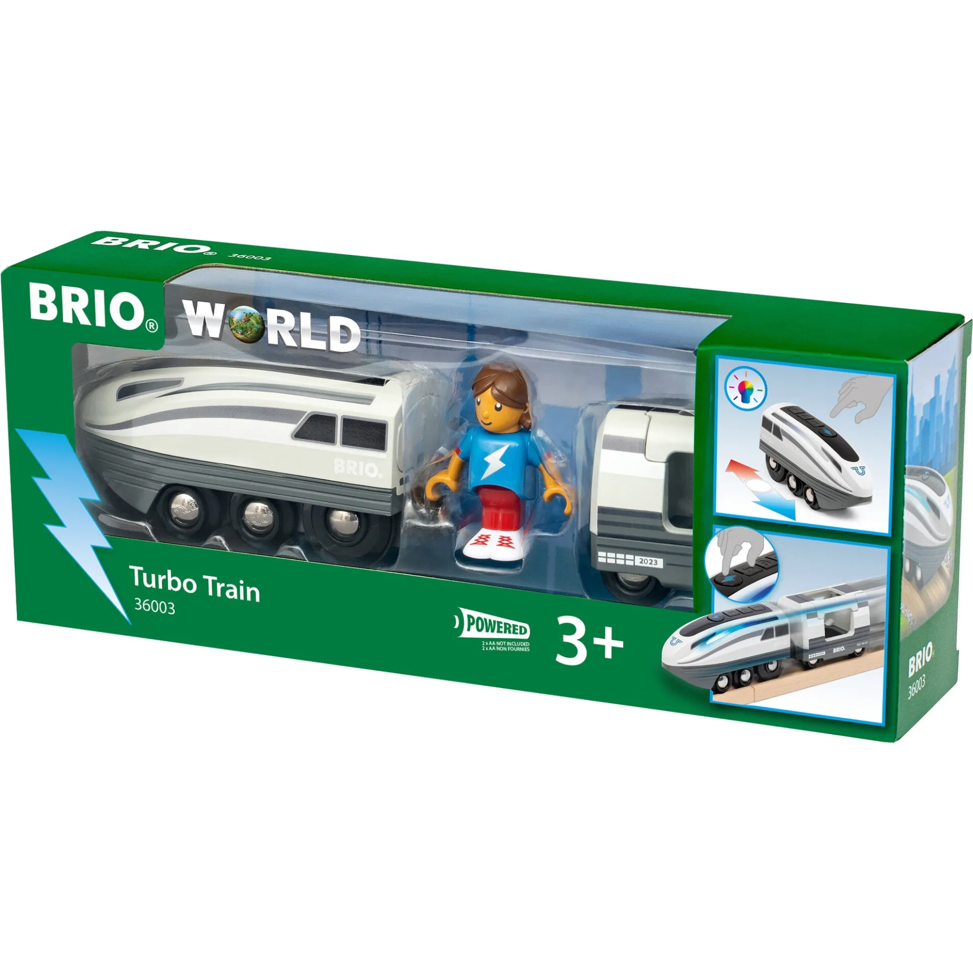 BRIO Tog - Turbo Train - BRIO-tog sæt- 36003