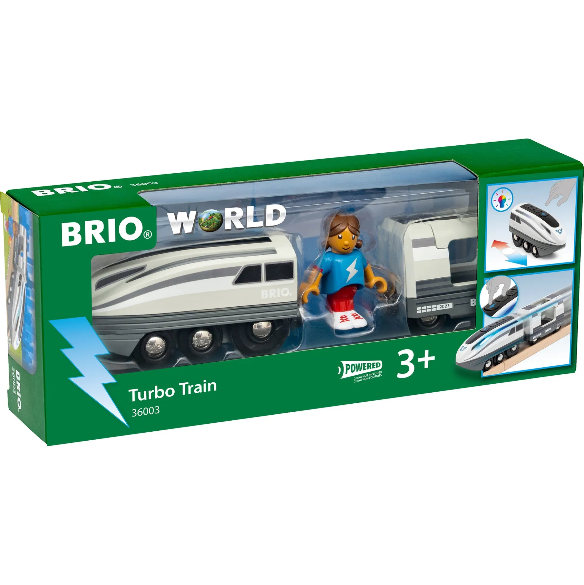 BRIO Tog - Turbo Train - BRIO-tog sæt- 36003