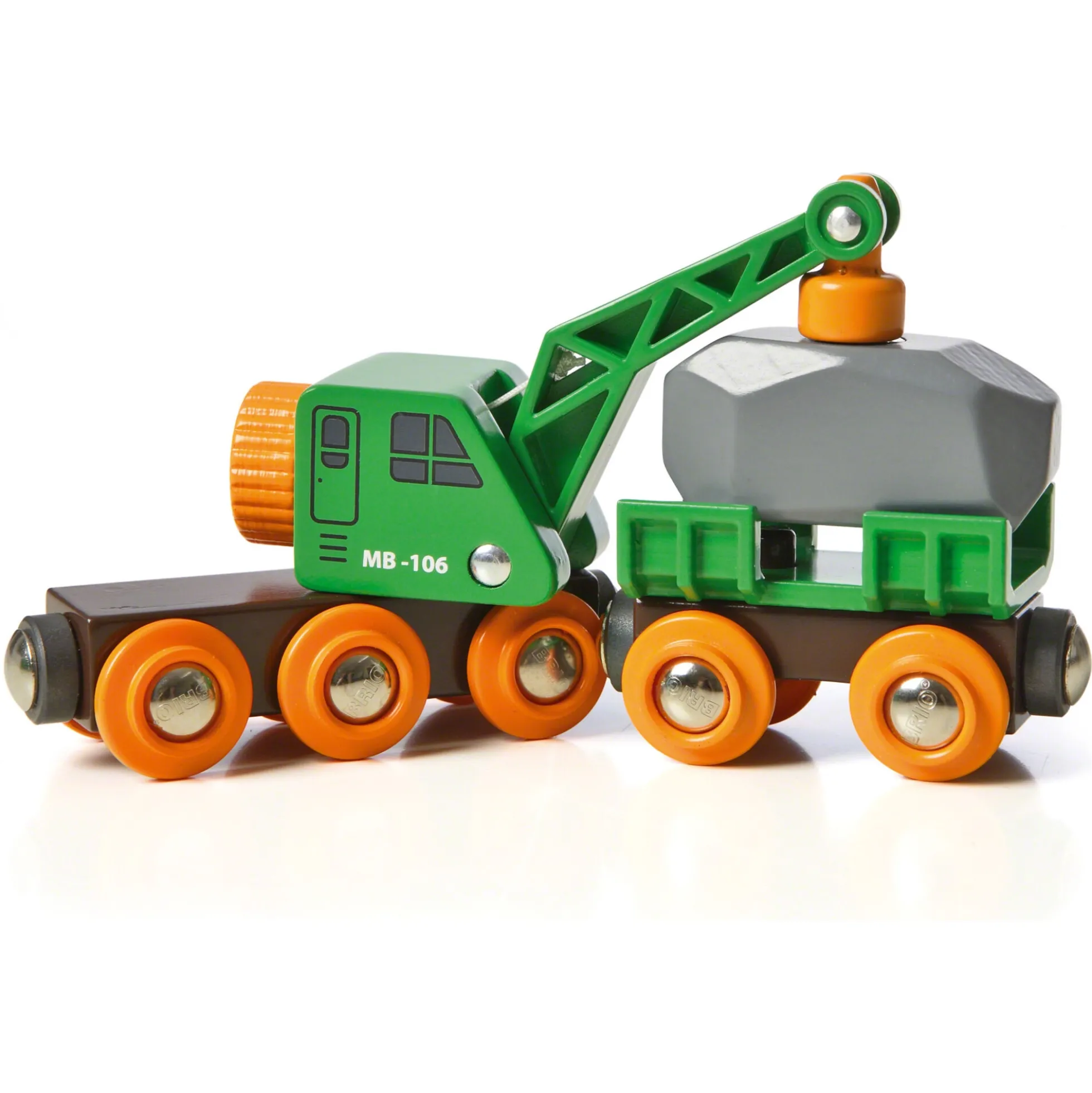 BRIO Togvogn med kran - BRIO-tog - 33698
