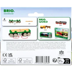 BRIO Togvogn med tømmer - BRIO-tog - 33696