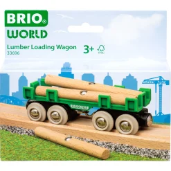 BRIO Togvogn med tømmer - BRIO-tog - 33696