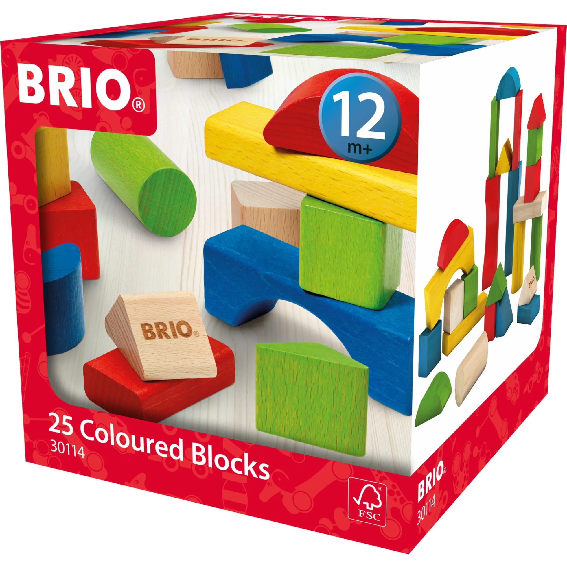 BRIO træ byggeklodser - BRIO-klassiker i træ - 30114