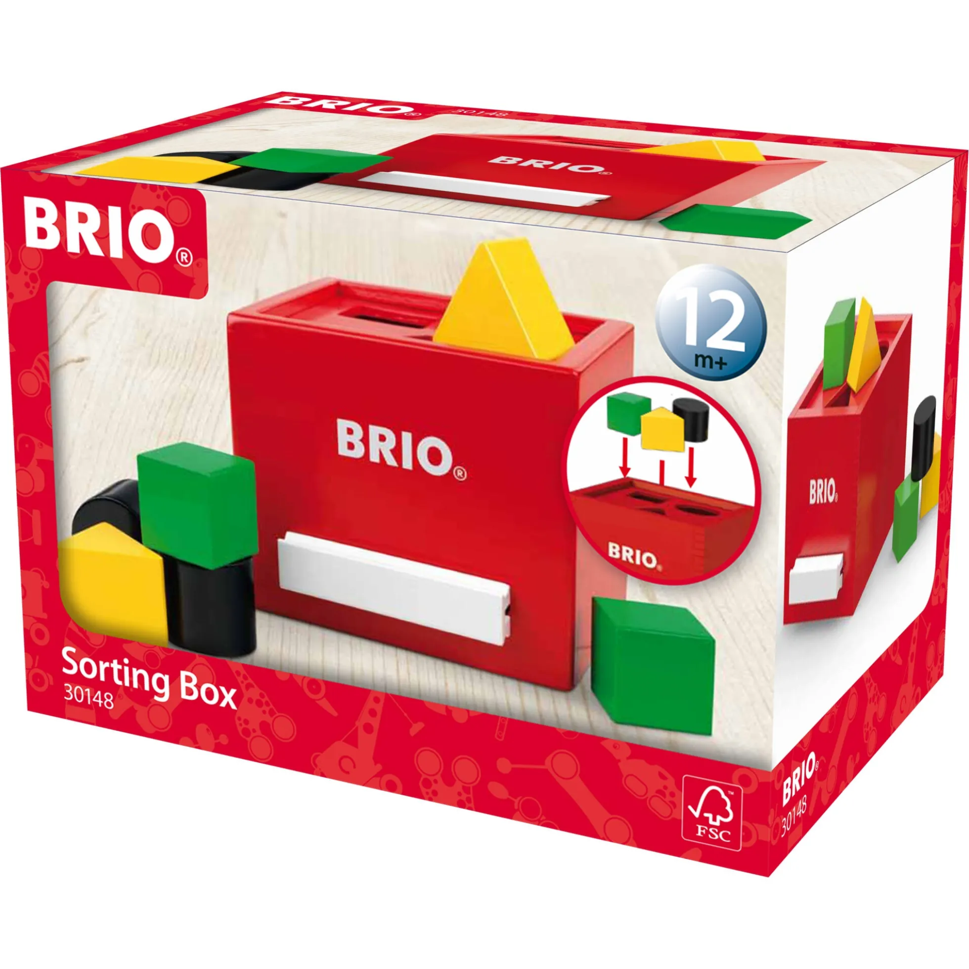 BRIO træ putteboks - BRIO-klassiker i træ - 30148