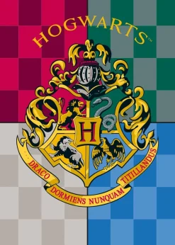 Børnetæppe - Harry Potter - 100x140 cm - Blødt og lækkert Fleece tæppe - Borg Living