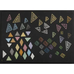 Carioca metallic stentusser - 8 farver til sten, mørkt papir og hobby