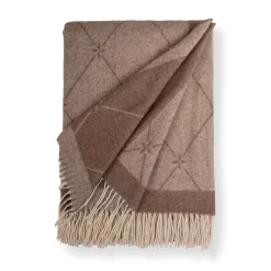 Cashmere uldplaid 130x200 cm - Toscana Spago naturfarvet plaid