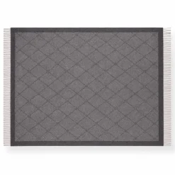 Cashmere uldplaid 130x200 cm - Toscana Perlagrigio grå plaid