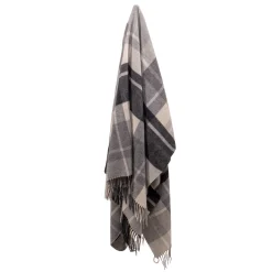 Cashmere uldplaid 130x200 cm - Toscana Bianco grå plaid