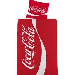 Coca Cola sengetøj - 100% bomuld - Børnesengetøj 140x200 cm