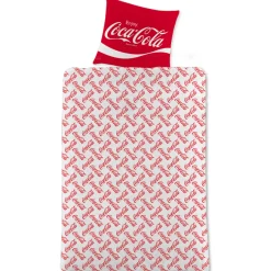Coca Cola sengetøj - 100% bomuld - Børnesengetøj 140x200 cm