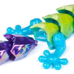 CrystaLynx gekko i krystalæg assorteret - 22,8 cm