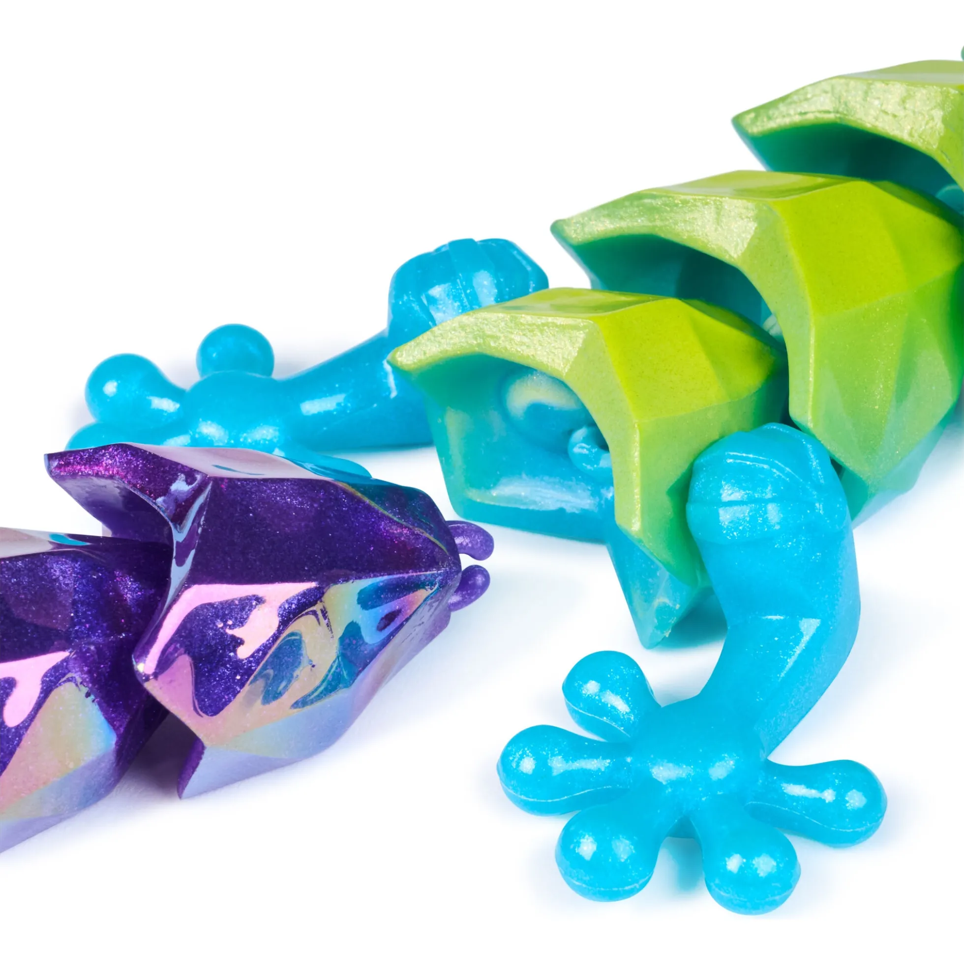CrystaLynx gekko i krystalæg assorteret - 22,8 cm