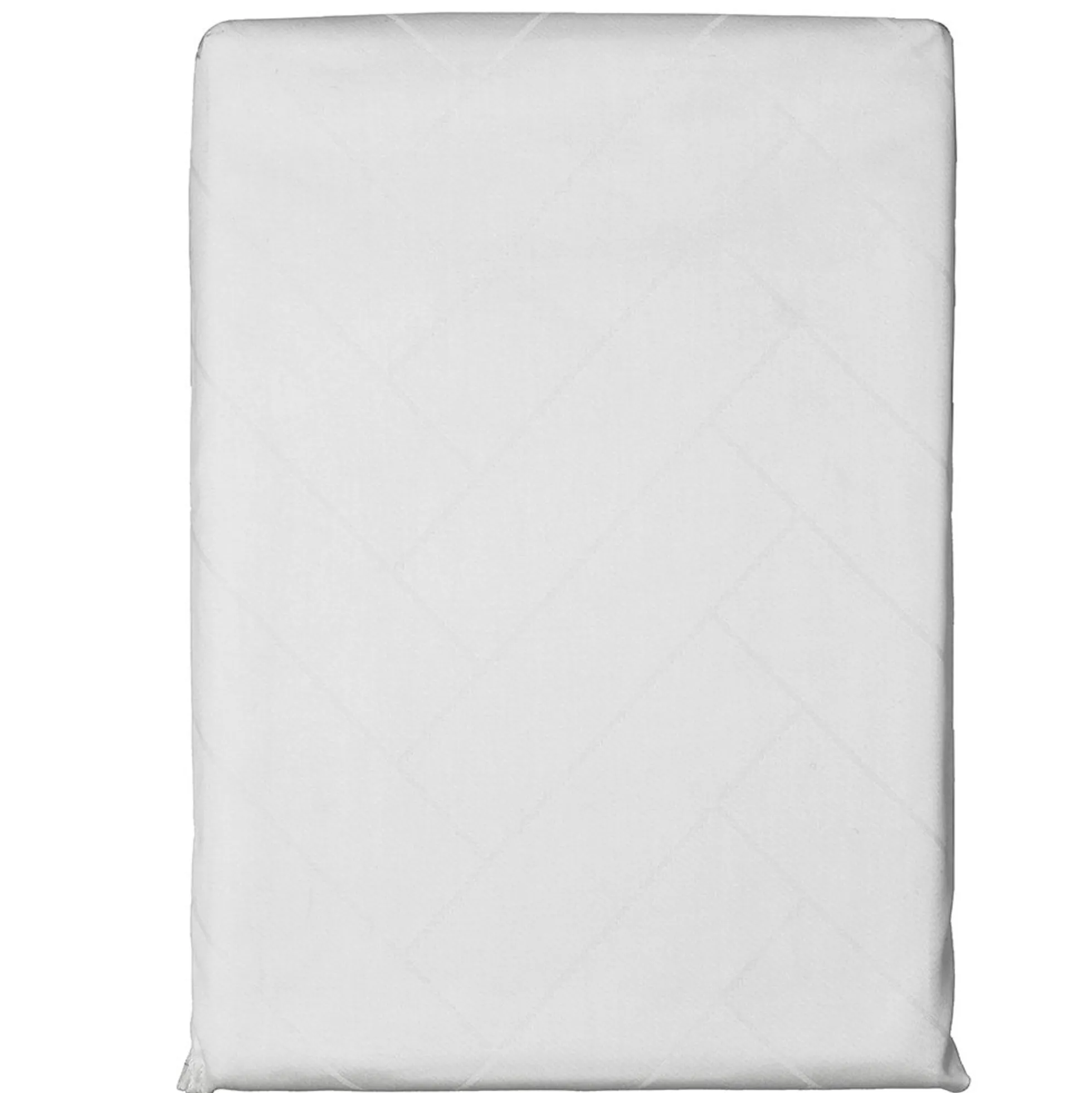 Damaskdug 140x270 - 100% damaskvævet bomuld - Tiles Södahl - Hvid