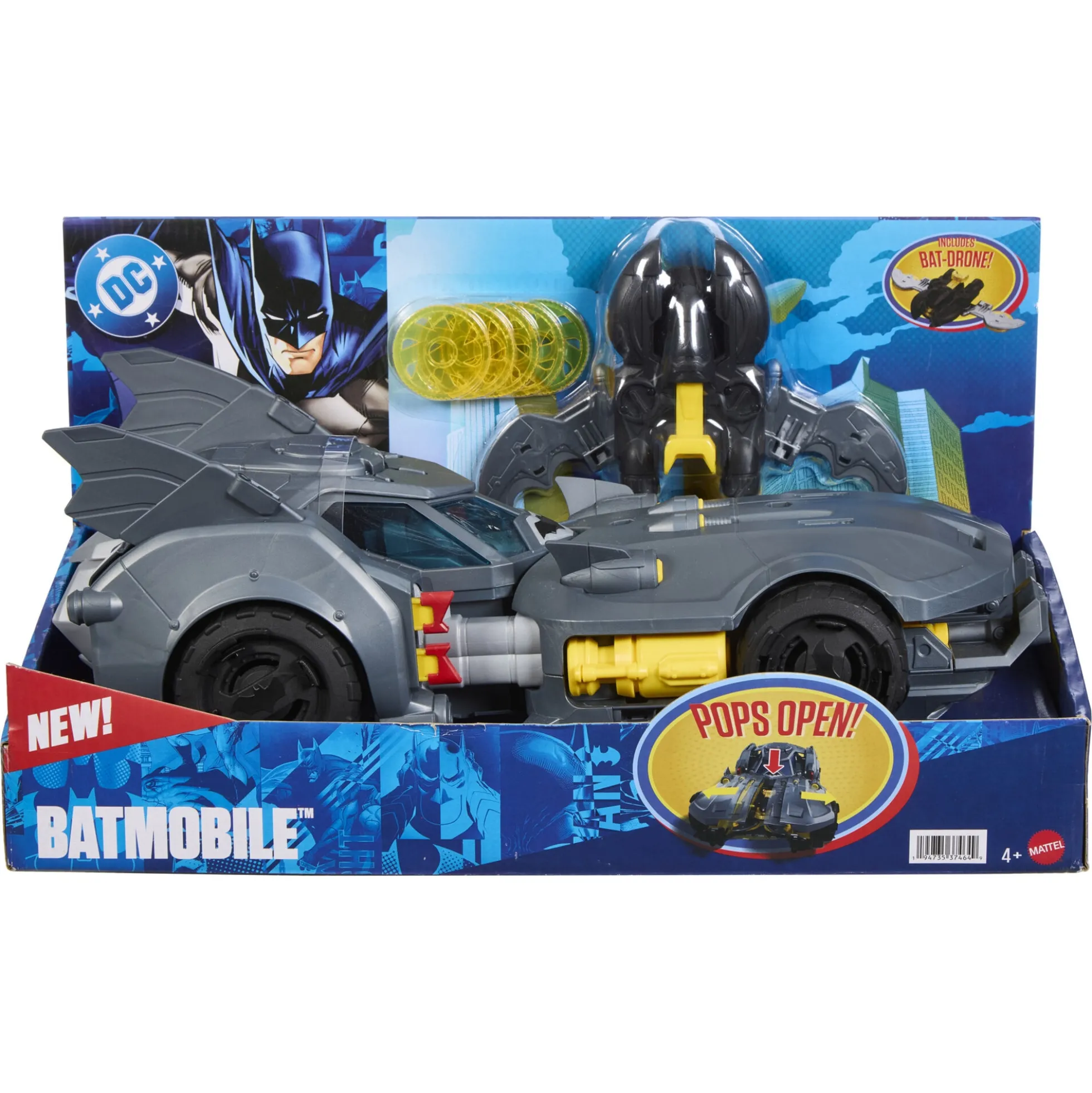 DC Universe Bat-Link Batmobile - til 15 cm figurer